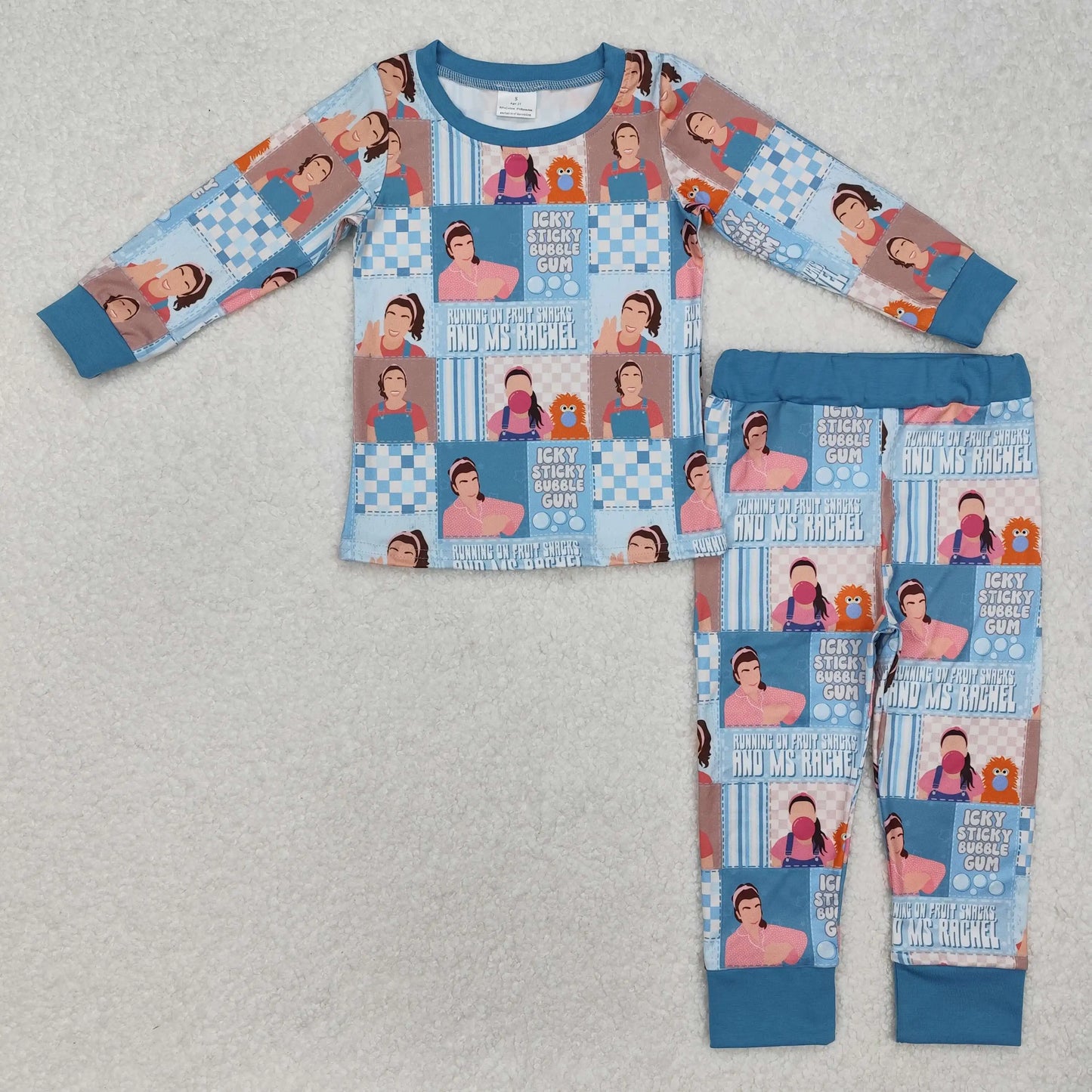 "hi friends" pjs set